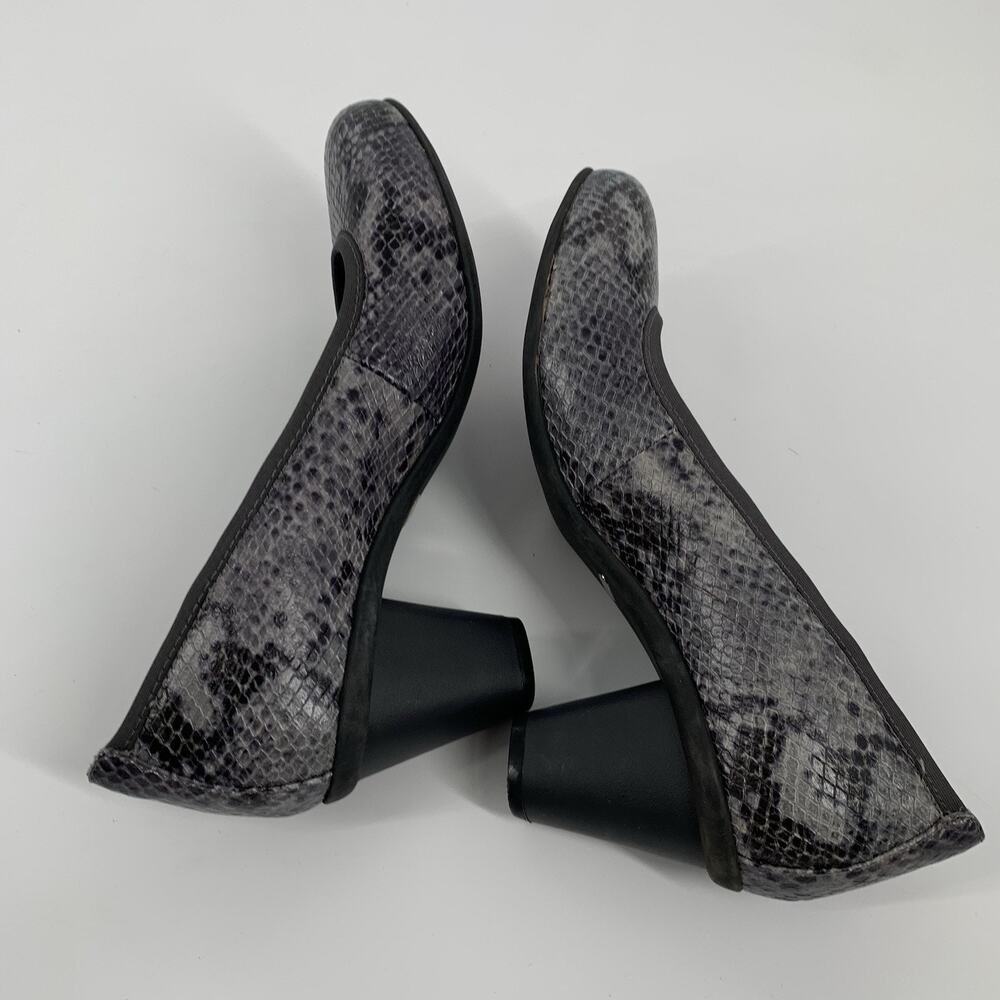 Vionic Mabrey Python Skinskin Print Closed Round … - image 5